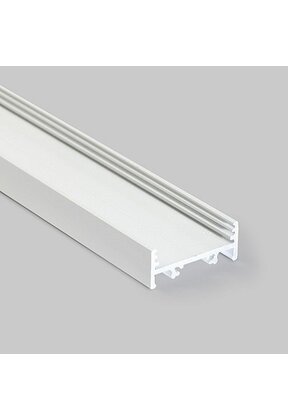 Wit LED XL profiel 2 meter met lage afdekking 33,4 x 12,8 mm - XL10WIT