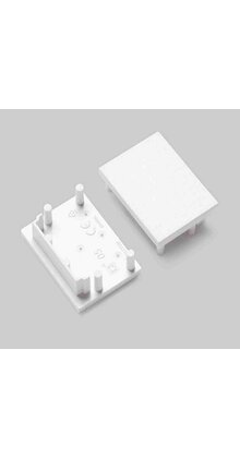 Eindkap t.b.v. LED profiel XL11WIT zonder kabeldoorvoer