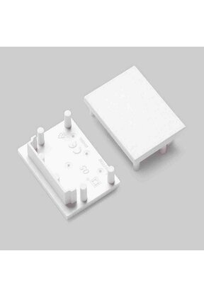 Eindkap t.b.v. LED profiel XL11WIT zonder kabeldoorvoer