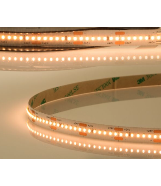 LED strip ultra warm wit 2200k 15W 180 LED 2000lm per meter  24VDC IP20 5m