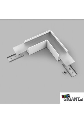 LED profiel hoekverbinding 90 graden t.b.v. XL11WIT