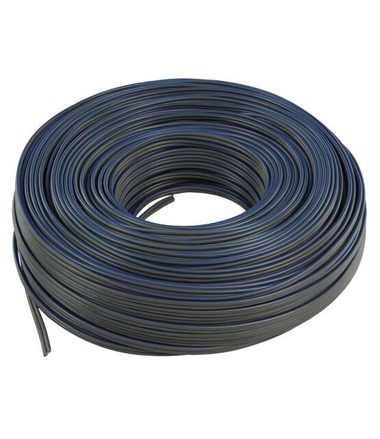 LED strip aansluitkabel 2-polig - 100 meter rol - grijs