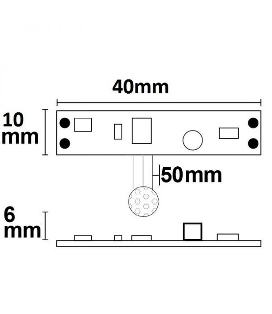 LED profiel bewegingsmelder