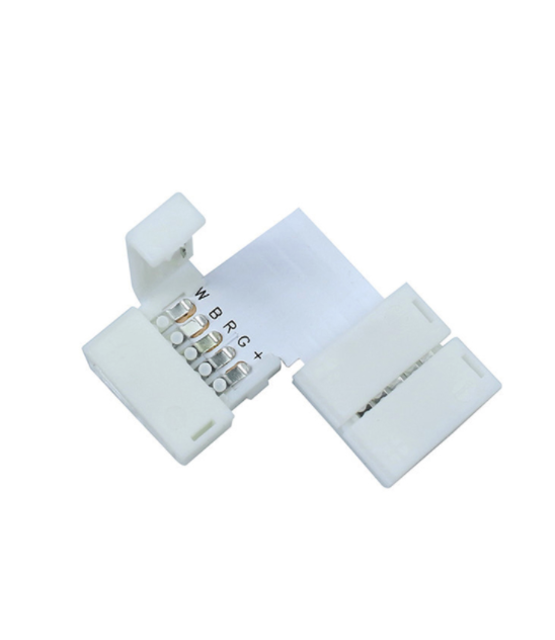 Hoekconnector voor RGBWW LED strips - 10mm breed - IP20