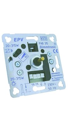 Triac dimbare inbouw wanddimmer 1 - 200 VA