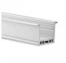 Inbouw LED profiel profiel 2 meter met vlakke afdekking 30 mm x 23 mm - XLinbouw08ALU