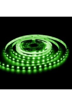 LED strip 12 volt groen 4,8W 500LM 60LED p/m IP20 - 5 meter