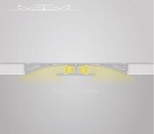 LED gips profiel 2 meter 33 mm x 16,8 mm GIPS11WIT