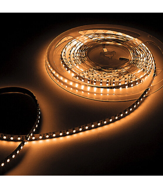 LED strip 24 Volt 2700k extra warm wit 9,6W 1020LM 120LED p/m IP20 - 5 meter