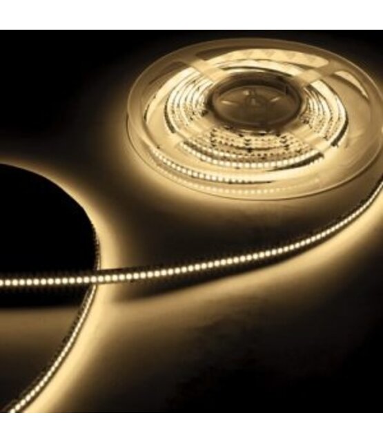 LED strip 12 Volt 3000K Warm Wit 9,6W 1020lm/meter 120Led/m IP20 50m Rol
