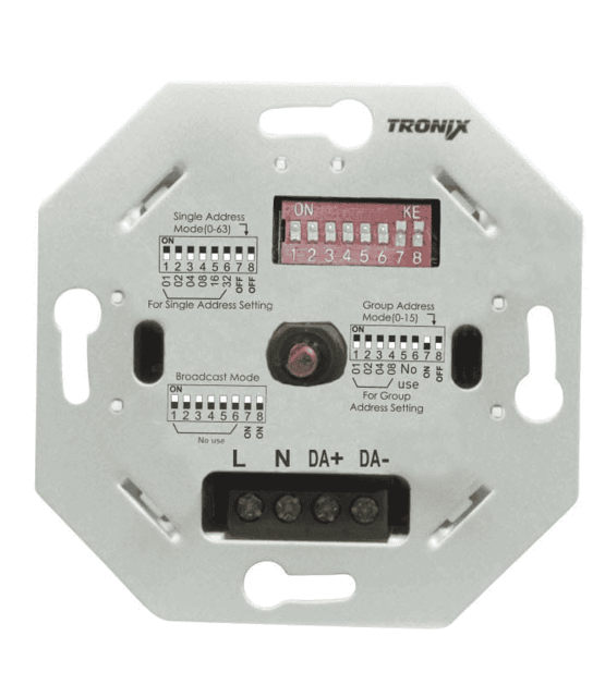 DALI LED inbouw wanddimmer