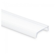 Extra 6 meter Losse LED profiel afdekking - Opaal - 12,4mm - GIPS100