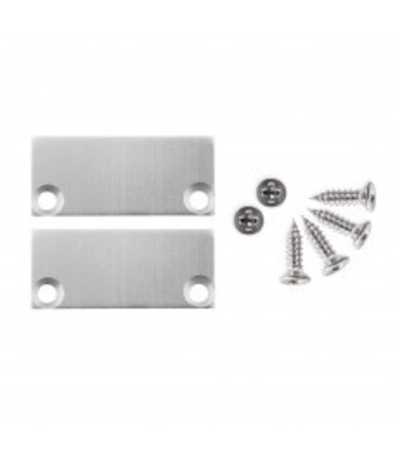 2 x LED profiel eindkappen inclusief schroeven - GIPS05.C1ALU