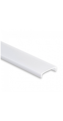 6 meter Losse LED profiel afdekking 15ALU 05.1ALU - Opaal - 16.8 mm