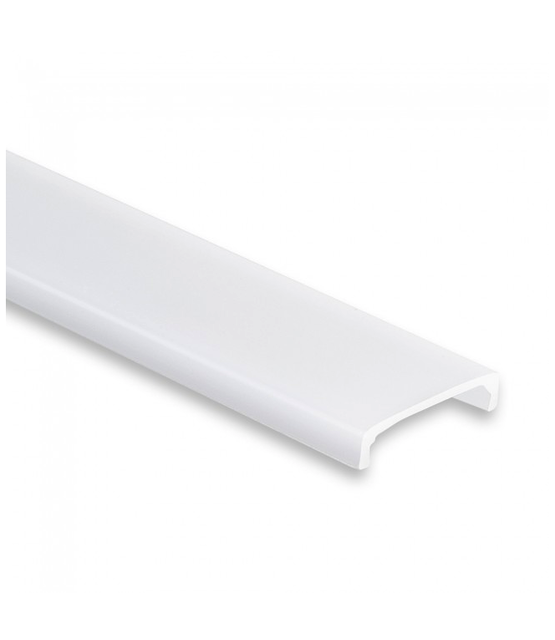 6 meter Losse LED profiel afdekking 15ALU 05.1ALU - Opaal - 16.8 mm