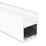 LED profielen Luksus Wit LED profiel XL 2 meter inclusief klikafdekking 40mm x 50 mm - XL40WIT