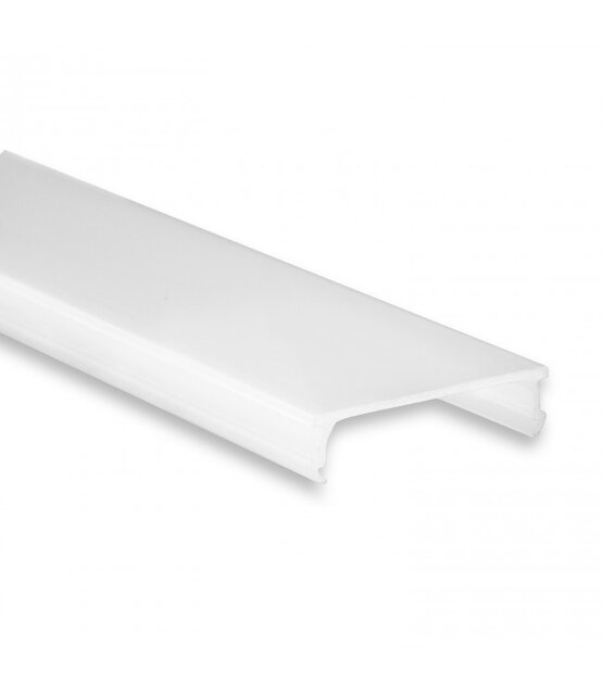 Wit LED profiel XL 2 meter inclusief klikafdekking 40mm x 50 mm - XL40WIT