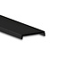 6 meter zwarte Losse LED profiel klikafdekking – ZWART – 25,8mm - C1