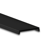 6 meter zwarte Losse LED profiel klikafdekking – ZWART – 25,8mm - C1