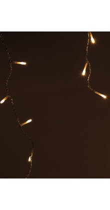 IJspegel kerstverlichting 5,85 meter 200 LED - Warm Wit - met 8 functies voor binnen & buiten