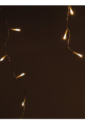 IJspegel kerstverlichting 5,85 meter 200 LED - Warm Wit - met 8 functies voor binnen & buiten