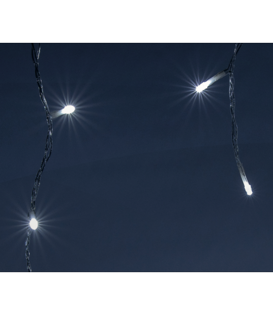 IJspegel kerstverlichting 19,5 meter 364770 LED koud wit transparante kabel – waterdicht voor binnen & buiten