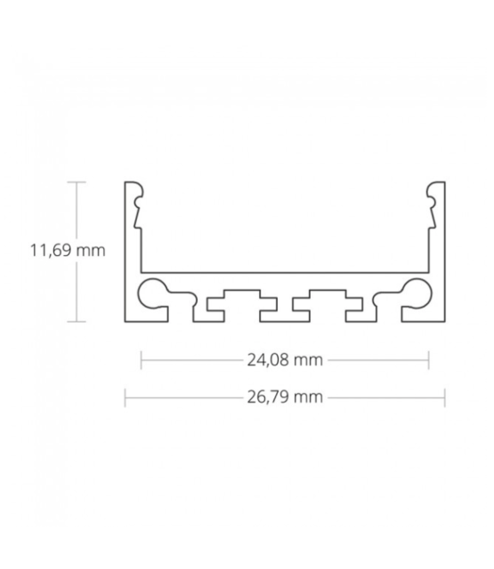 Sample Led profiel XL04-WIT