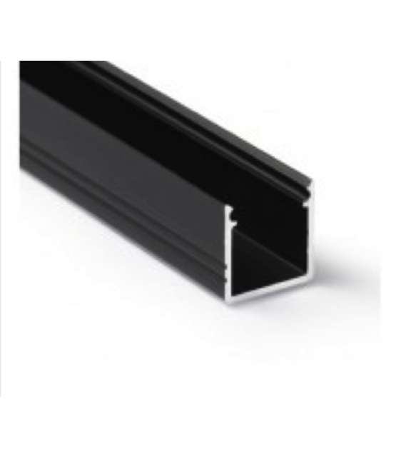 Sample Led profiel SLIM02 ZWART