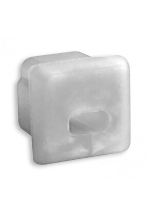 Eindkapje voor profiel met kabeldoorvoer SLIM08ALU / SLIM08ZWART