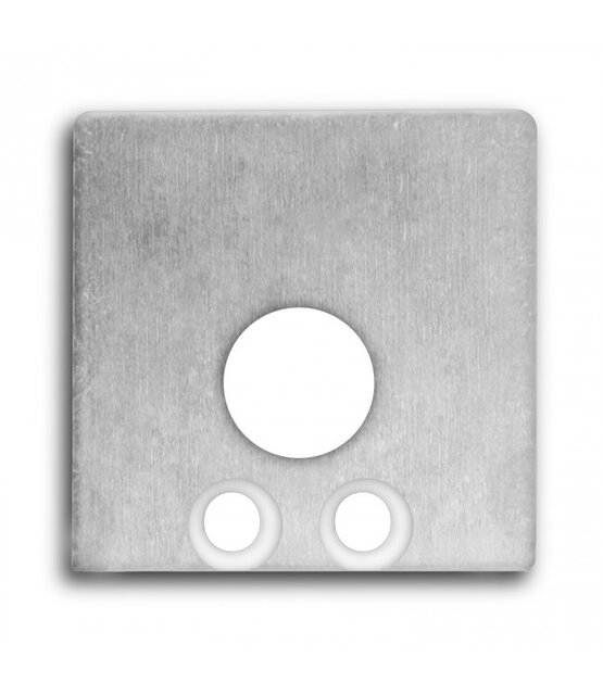 Eindkap voor LED profiel met kabeldoorvoer 18ALU