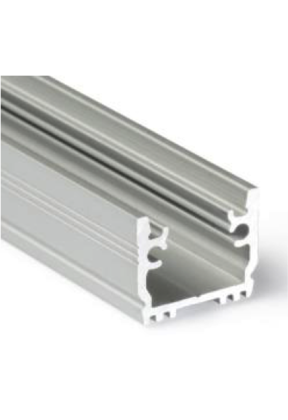 LED strip garage profiel 2 meter met afdekking 15,8 mm x 13,70 mm - Garage12