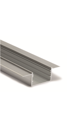 Trimless LED stucprofiel 2 meter inclusief klikafdekking 33,4 mm x 21 mm - XL30TrimlessALU
