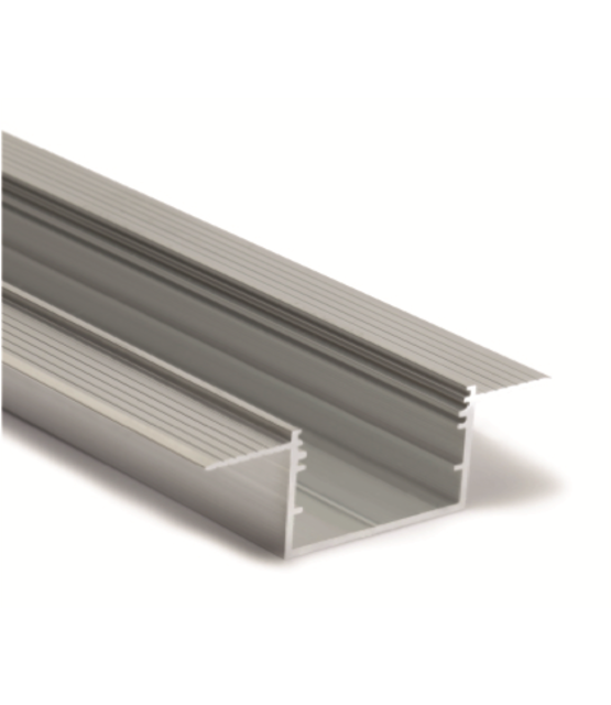 Trimless LED stucprofiel 2 meter inclusief klikafdekking 33,4 mm x 21 mm - XL30TrimlessALU