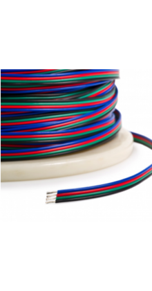100 meter - RGB Led Kabel 5-polig, 5x0,56mm2 - 100 meter