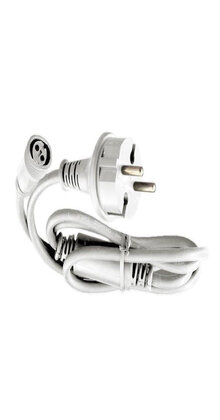Waterdichte stroomkabel 1,5 meter kerstverlichting voor witte PRO kerstverlichting IP44 - WIT