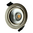 Inbouw LED spot Luksus LED inbouwspot ROND - RVS - kantelbaar - 5W 2700k extra warm wit - Gatmaat 75mm - IP54