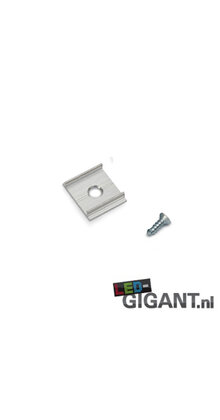 Montageklem C21 serie t.b.v. LED hoek profiel C21ALU, C21WIT, C21ZWART
