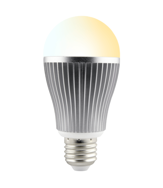 Instelbare E27 LED lamp 12watt RGB+CCT (RGBCCT &amp; 2700K-6500K)