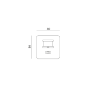 inbouw PIR bewegingssensor instelbaar voor LED - wit - 230V - LX41