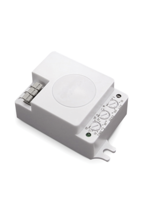 Microwave bewegingsmelder volledig instelbaar- wit - 230 volt - LX701