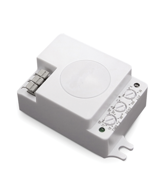 Microwave bewegingsmelder volledig instelbaar- wit - 230 volt - LX701