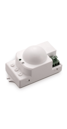 Regelbare 230v PIR bewegingssensor voor LED - wit - LX701