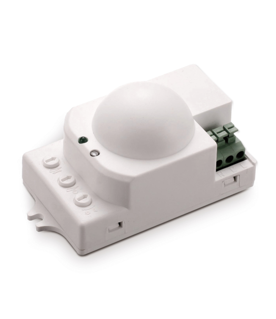 Regelbare 230v PIR bewegingssensor voor LED - wit - LX701