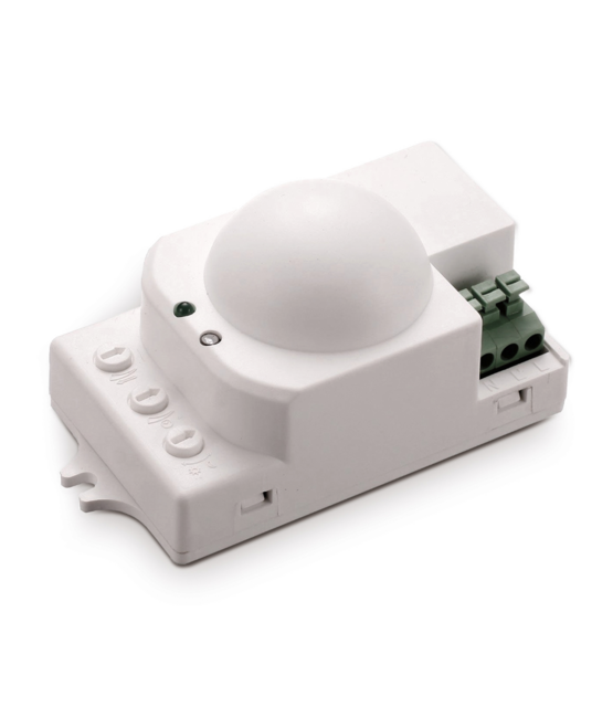 Regelbare 230v PIR bewegingssensor voor LED - wit - LX701