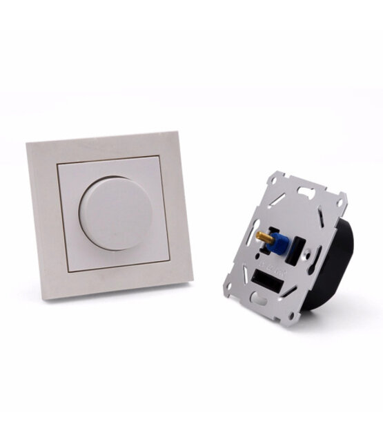 LED inbouw wanddimmer voor fase afsnijding dimmen