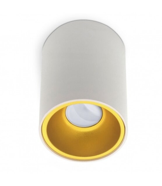 Opbouwspot wit Ø 97 x 140mm - GU10 - 1811WITGOUD KIVI