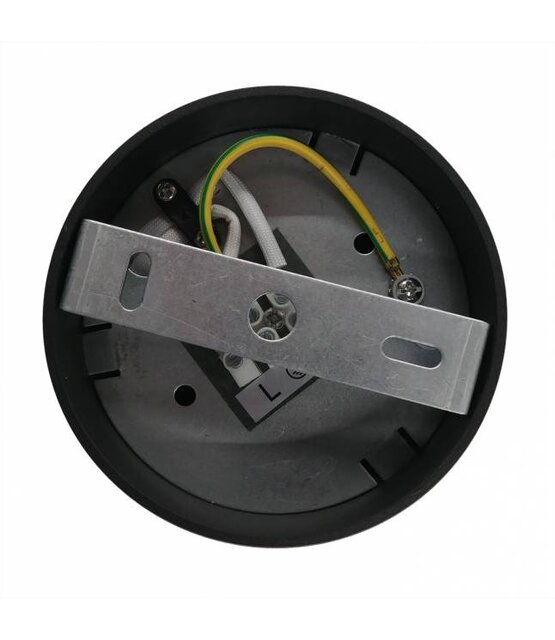 Opbouwspot zwart Ø 97 x 140mm - GU10 - 1811ZWARTGOUD KIVI