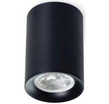 Opbouwspot zwart Ø 64,5 x 92,5mm - GU10 - MANGOROUNDZWART