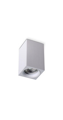 Opbouwspot vierkant wit Ø 60 x 100mm - GU10 - MANGOSQUAREWIT