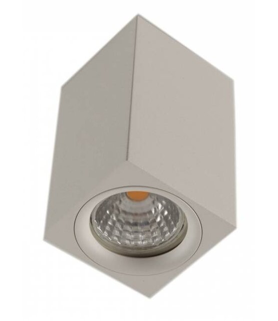 Opbouwspot vierkant wit Ø 60 x 100mm - GU10 - MANGOSQUAREWIT